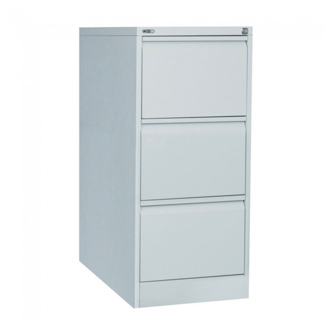 Metal 3 Drawer Vertical Filing Cabinet Apex