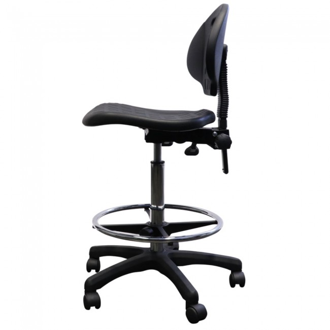 Stella Ergonomic Drafting Office Stool with Foot Ring Apex