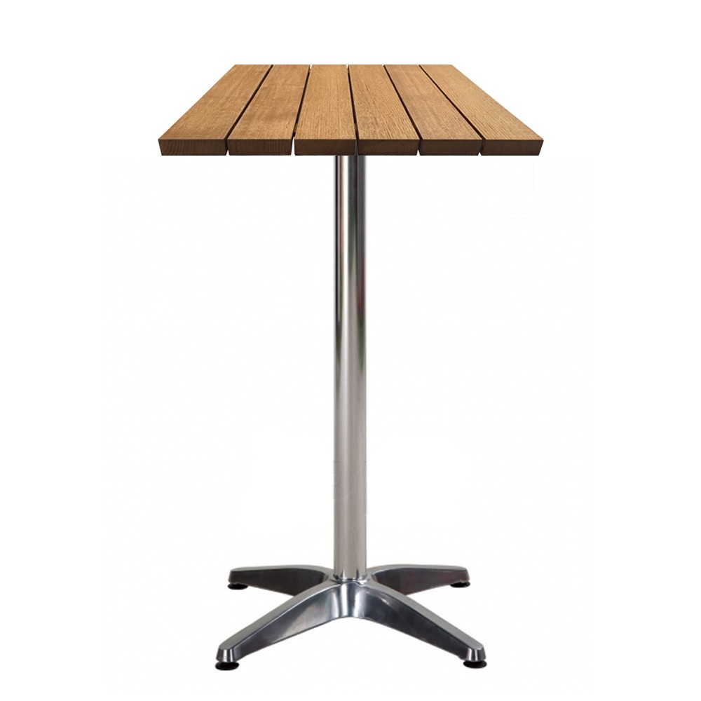 Aida Oak Timber Outdoor Bar Table Apex Aida Oak Timber Outdoor Bar Table