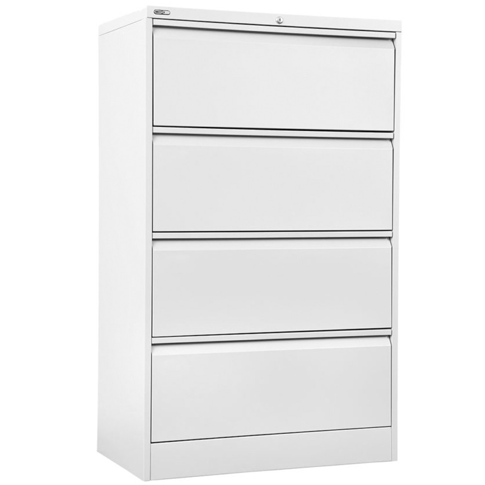 Metal 4 Drawer Lateral Filing Cabinet Apex