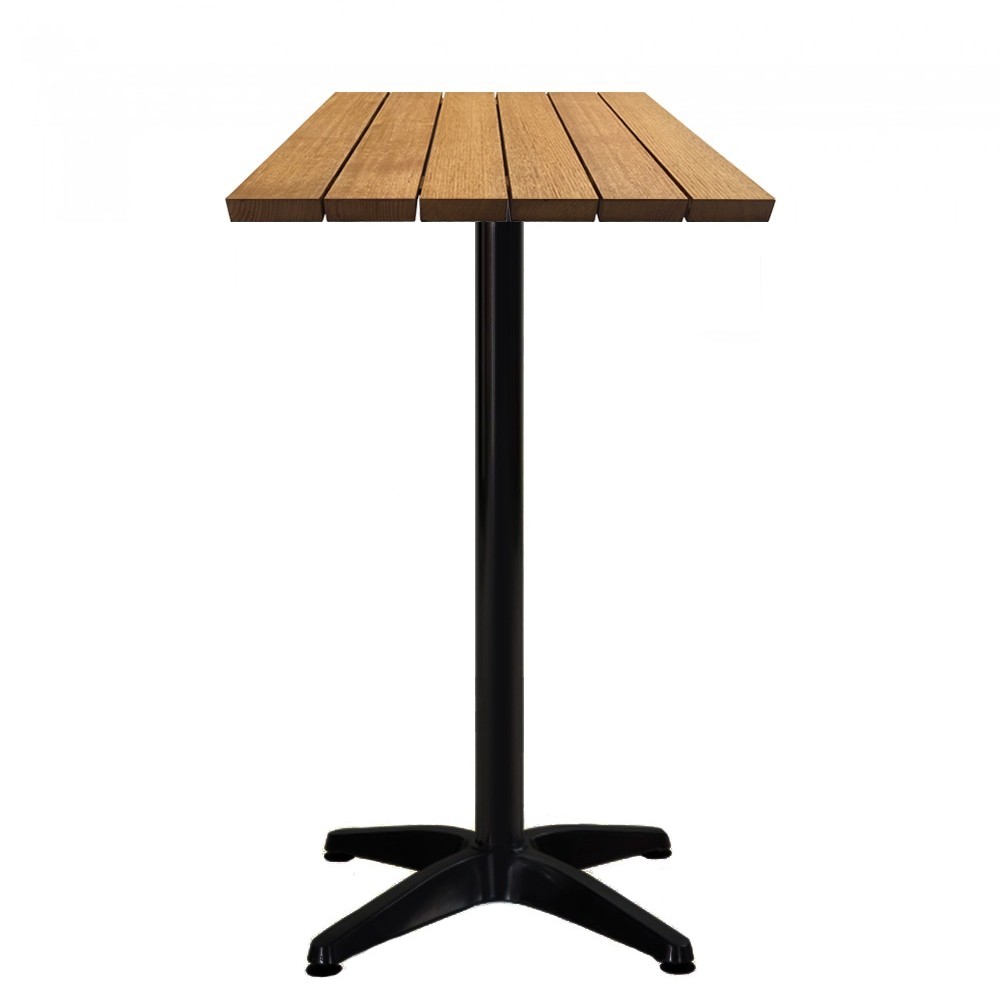 Aida Oak Timber Outdoor Bar Table Apex Aida Oak Timber Outdoor Bar Table