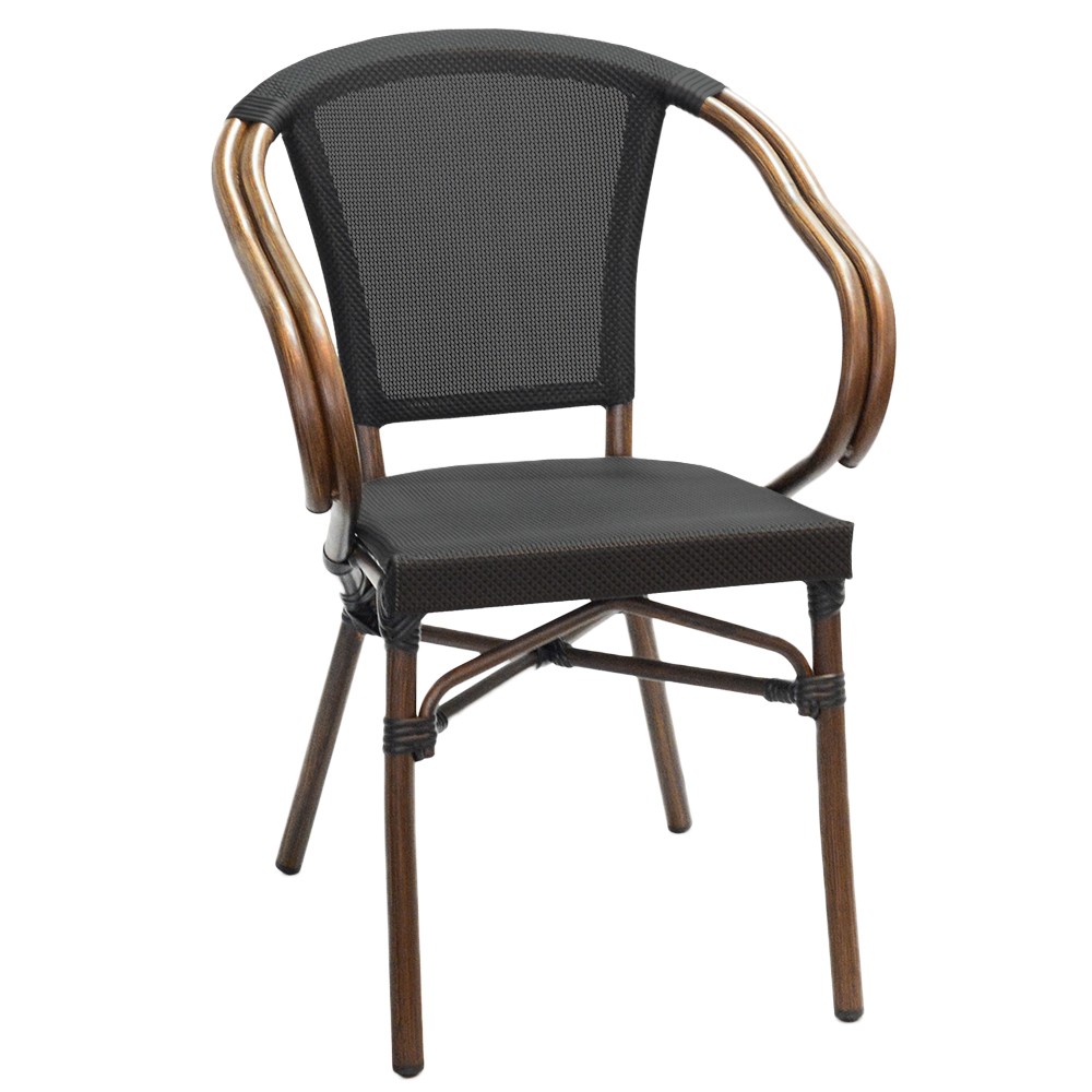Paris Arm Chair With Fabric Seat Apex