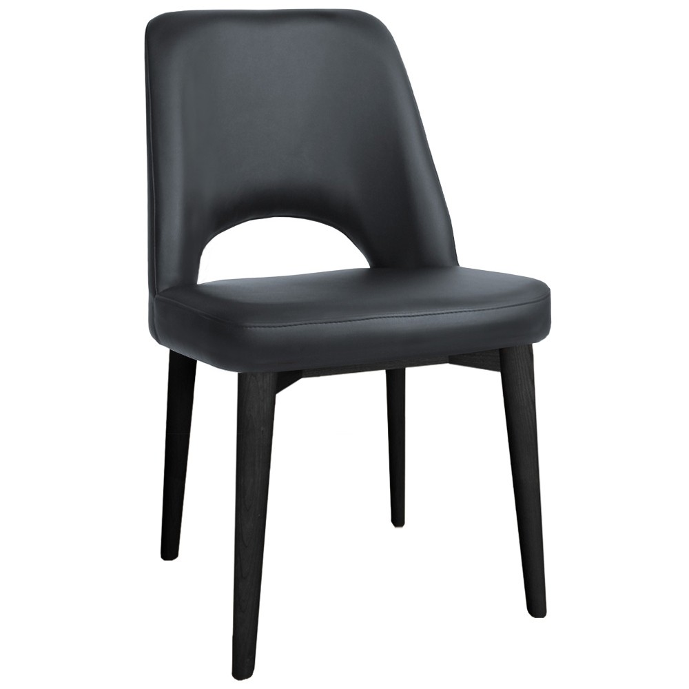 Scandi Vinyl Side Chair Black Wood Legs | Apex Here you will find the callisto wooden chair, the bristol bar stool, the tolix industrial bar stool, the tulip.