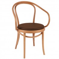 Genuine B9 Bentwood Armchair with Padded Seat