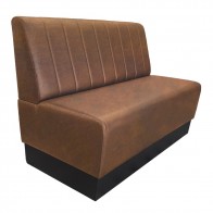 Banquette Booth Seating Ribbed Back 1800