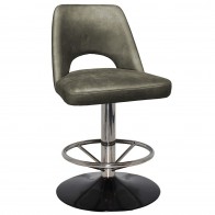 Bella Gaming Side Stool Silver Base