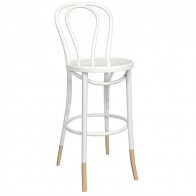 Genuine No 18 Bentwood Bar Stool with Natural Socks 75cm