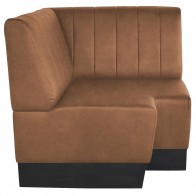 Corner Booth Seating Ribbed Back