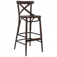 Cross Back Bentwood Bar Stool BST-8810/1 75cm