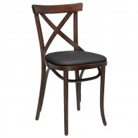 Cross Back Bentwood Upholstered Chair A-8810/1