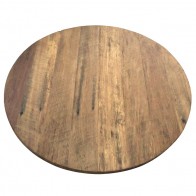 Rustic Recycled Timber Round Table Top