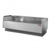 Tecnodom Serie MR80 Black 1520mm Self-serving Deli Display with Storage and Castors TDMR-0815SELF