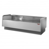 Tecnodom Serie MR80 Black 2000mm Self-serving Deli Display with Storage and Castors TDMR-0820SELF