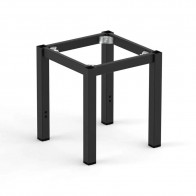 Alina Outdoor Steel Square Stool Frame