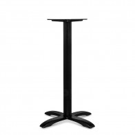 Alvina Modern Cast Iron Black Bar Table Base