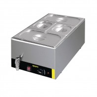 Apuro Bain Marie with Tap and Pans