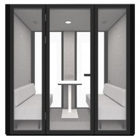 B.Quiet 4 Person Meeting Acoustic Office Pod