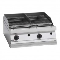 Fagor 700 series - Gas charcoal 2 grid grill BG7-10