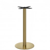 Brass Bar Table Base Round
