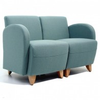 Brianne Double Lounge Chairs with Armrests