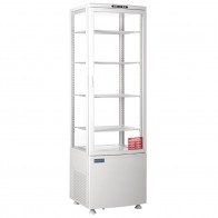 Polar C-Series Curved Door Display Fridge White 235 Litre CB509-A