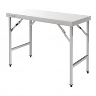 Vogue Stainless Steel Folding Table - 1800x600x900mm CB906