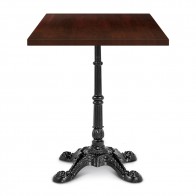 Celestine Square Vintage Industrial Timber Cafe Table