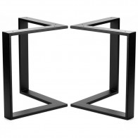 Chevron Heavy-Duty Table Legs Set of 2