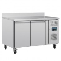 Polar U-Series Double Door Counter Fridge with Upstand 282 Litre DL914-A