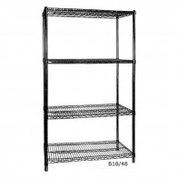 Modular Systems Four Tier Shelving - 457 mm deep x 1880 high B18/54