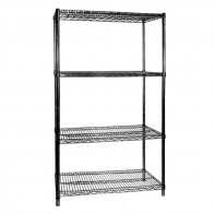 Modular Systems Four Tier Shelving - 610 mm deep x 1880 high B24/48