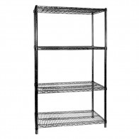 Modular Systems Four Tier Shelving - 610 mm deep x 1880 high B24/72