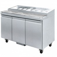 FED Three door DELUXE Pizza Prep Bench PWB150