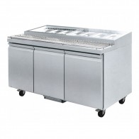 FED Three door DELUXE Pizza Prep Bench PWB180