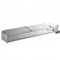 FED-X Salad Bench With Stainless Steel Lids XVRX2000/380S