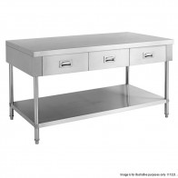Modular Systems Work bench With 2 Drawers and Undershelf SWBD-6-1200