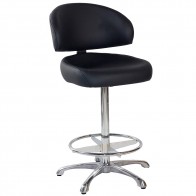 Seattle Gaming Stool Silver Base