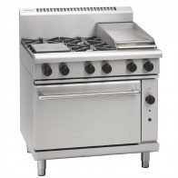 Waldorf 900mm Gas Convection Range with 4x Burners & 300mm Griddle - LPG / Propane GE873-P