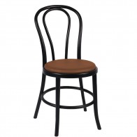 Genuine Stackable Bentwood Chair with Padded Seat