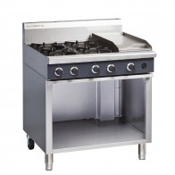 Cobra By Moffat 900mm Cooktop 4X Burners & 300mm Griddle On Cabinet Base - LPG / Propane GR811-P