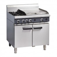 Cobra By Moffat 900mm Gas Static Oven Range w/2X Burners And 600mm Griddle - LPG / Propane GR812-P