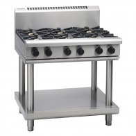 Waldorf By Moffat 900mm Gas Cooktop w/900mm Griddle On Leg Stand - Natural Gas GR888-N