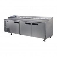 Skope Pegasus 3 Door 2/1 Gastronorm Pizza Preparation Chiller GT558