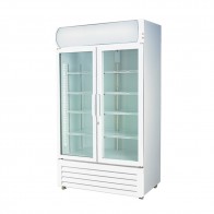 Thermaster 1200L Large Two Glass Door Colourbond Upright Drink Fridge LG-1200P