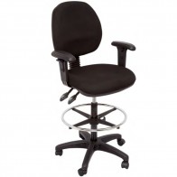 Marla Ergonomic Drafting Chair with Armrests