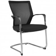 Mesh Back Cantilever Stackable Visitor Chair
