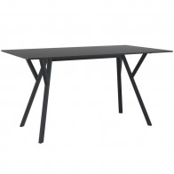 Milo Contemporary Rectangle Outdoor Dining Table