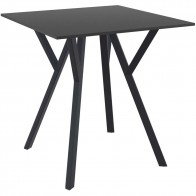 Milo Contemporary Square Outdoor Dining Table