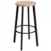 Modern Industrial Bar Stool 75cm