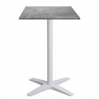 Nordic Outdoor Bar Table White Base